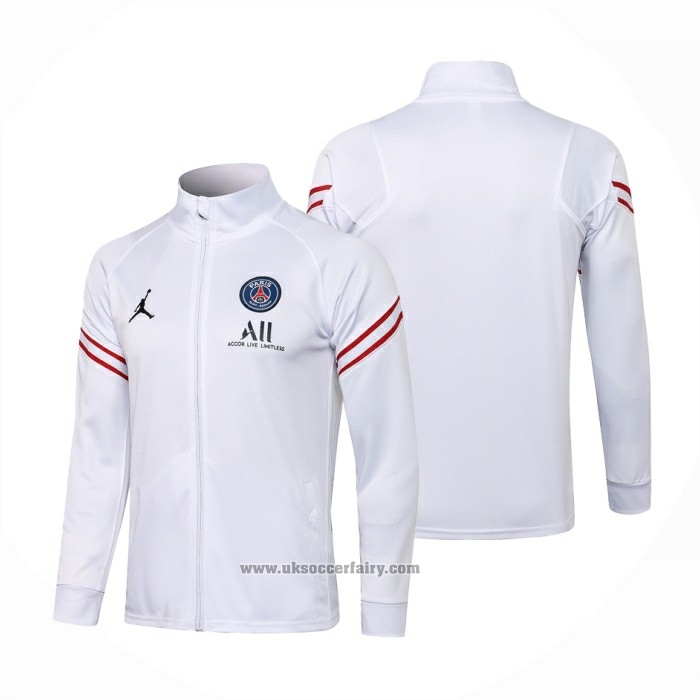 paris saint germain jacket white